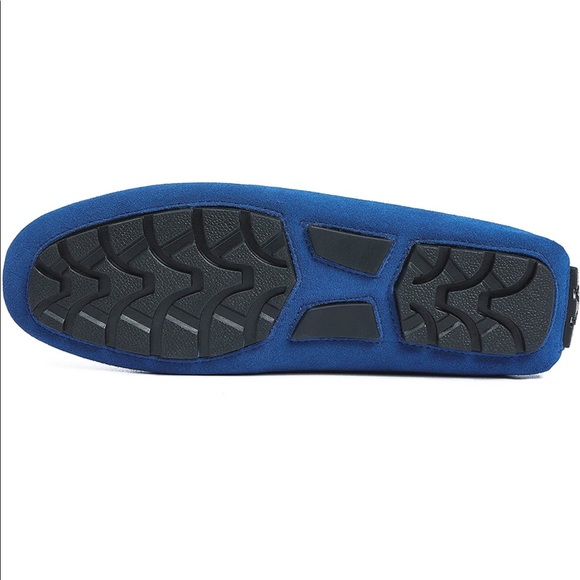 BRAND NEW MENS BLUE PENNY LOAFERS NWT - Picture 2 of 5